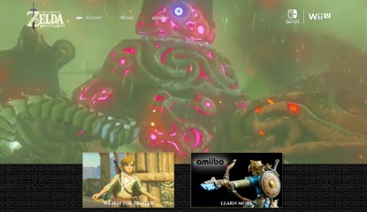 The Legend of Zelda: Breath of the Wild Has a Lovely Official Website