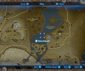 Breath of the Wild Map