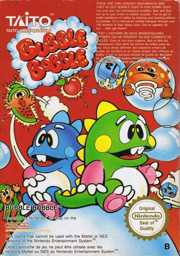 Jogos Antigos #10 - Bubble Bobble (1988) 