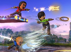 Mii Swordfighter Characters Show Off Their Moves in Super Smash Bros.
