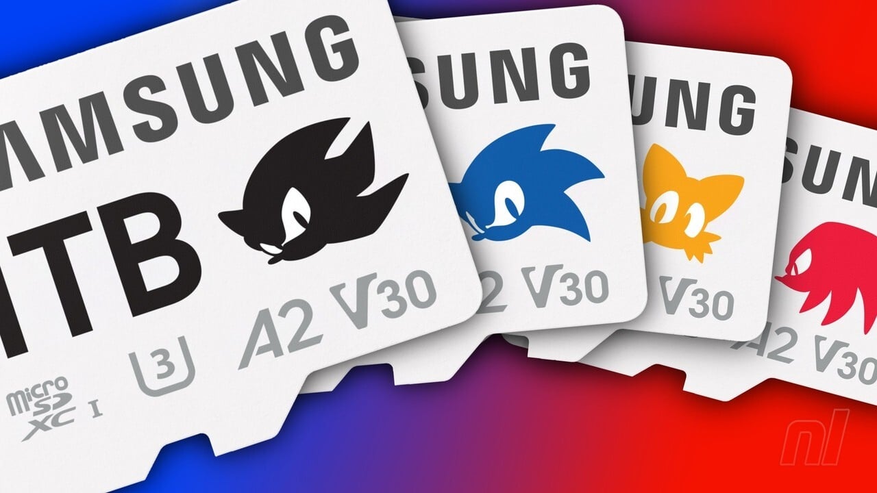 Samsung Reveals New Sonic-Themed MicroSD Cards