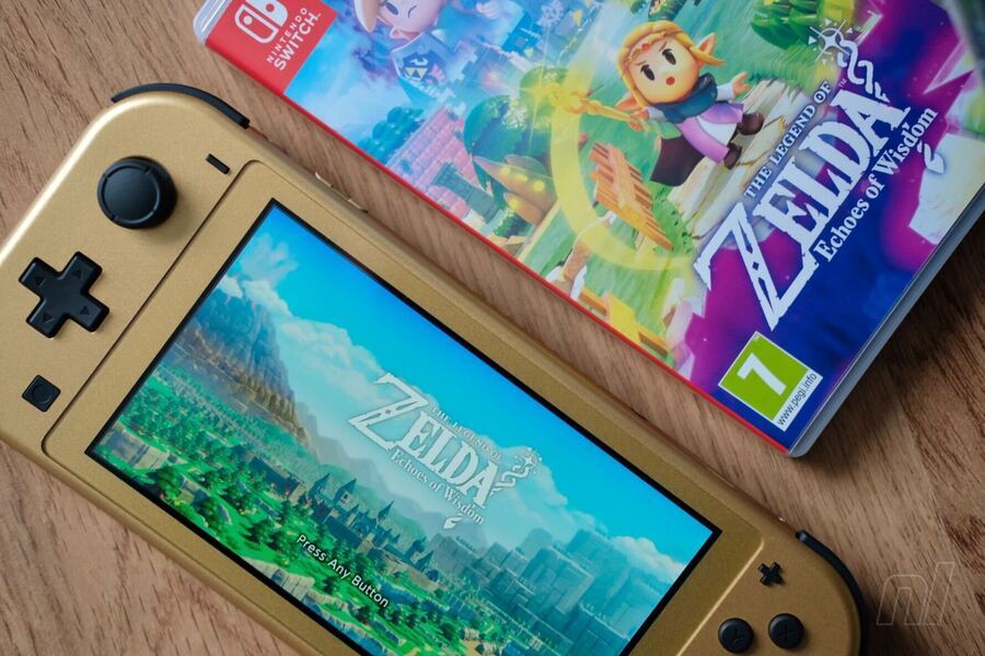 Zelda Switch Lite Closeup