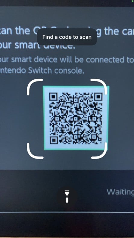 6. Scan The QR Code Using The Camera On Your Smart Device