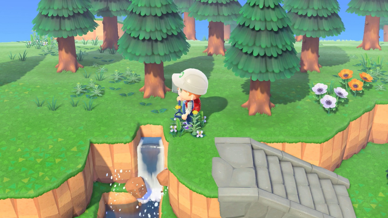Landscape In Animal Crossing, New Horizon Landscape