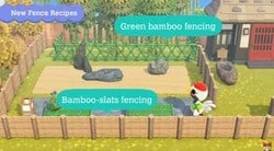 Green Bamboo Fencing