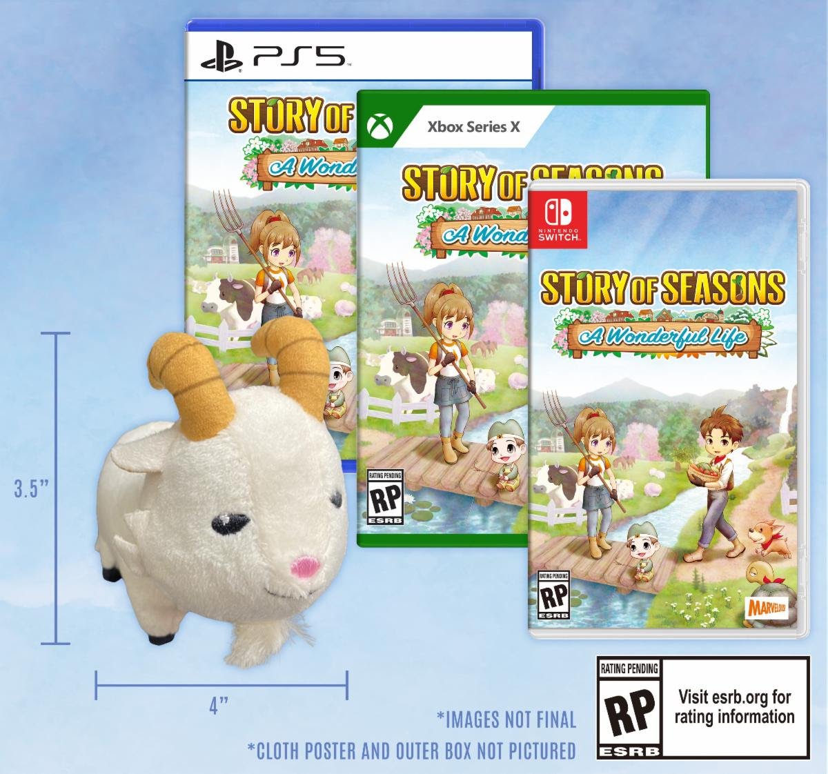 Story Of Seasons: A Wonderful Life Will Have Physical Edition, Goat Plushie  Premium Edition | Nintendo Life