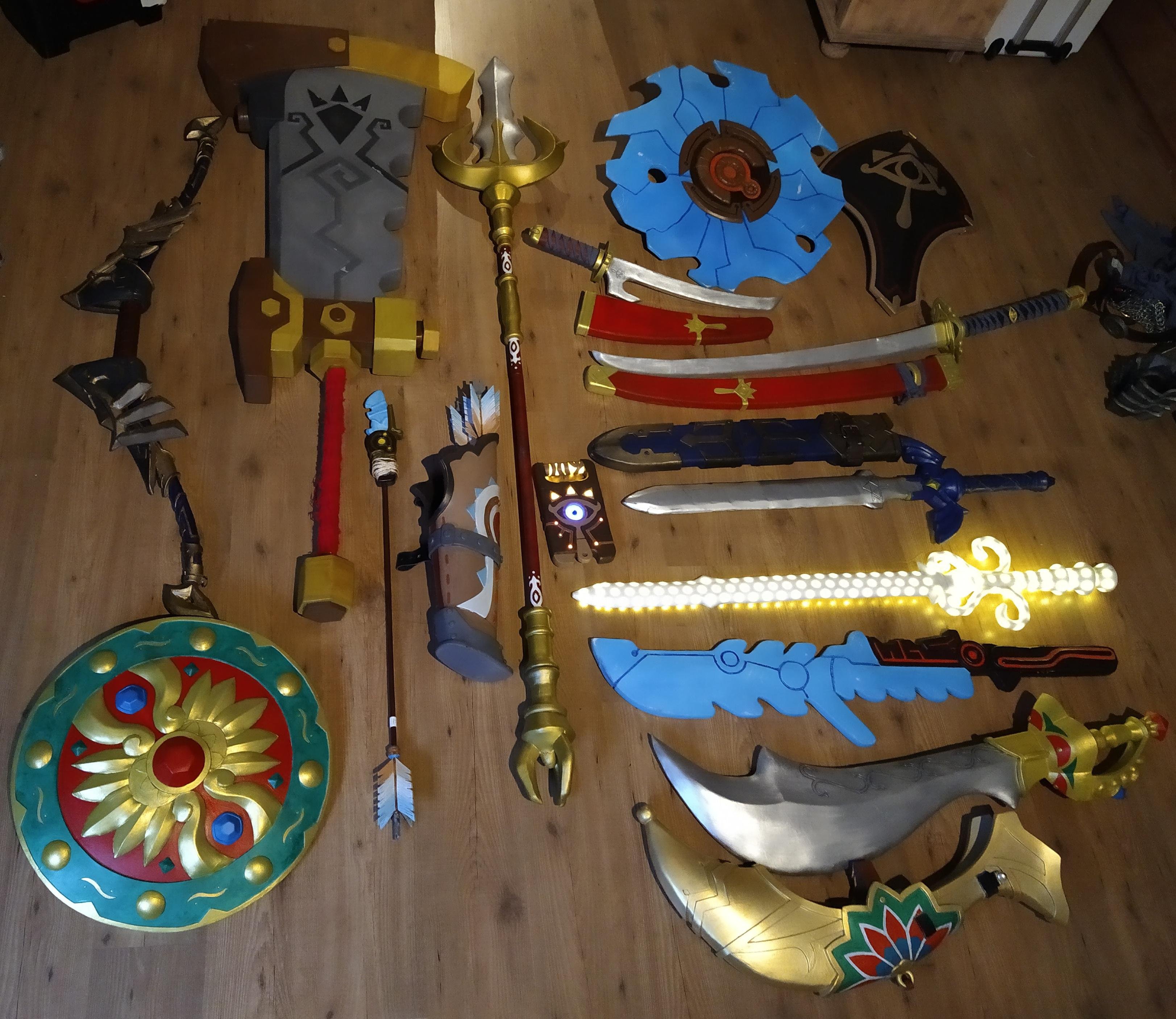 Zelda Shield & Twin Swords Set
