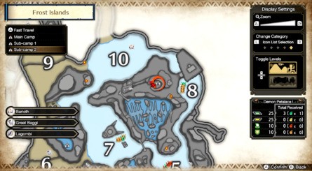 Frost Islands Sub-Camp 2 Map