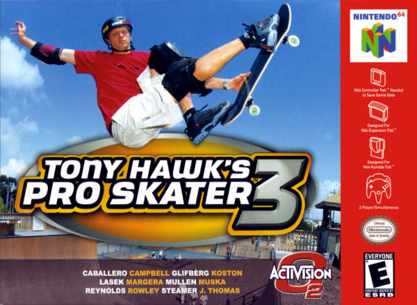Tony Hawk S Pro Skater 3 N64 Nintendo 64 Game Profile News Reviews Videos Screenshots