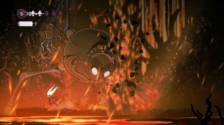 Hollow Knight: Silksong screenshot in lava area