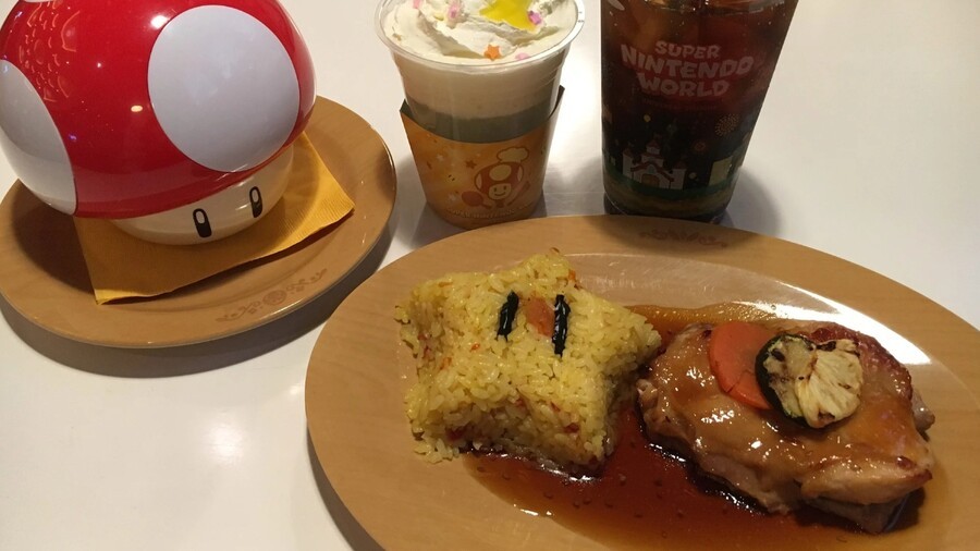 Food at Kinopio's Café