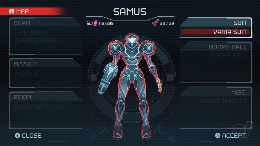 Metroid Dread Varia Suit