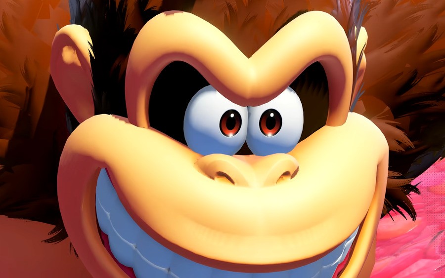 Das neue Design von Donkey Kong ist als Symbol im neuesten Switch -Firmware -Update hinzugefügt