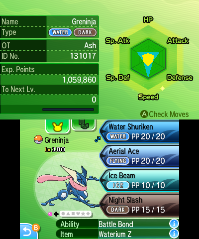 ✨ Ultra Shiny Greninja ✨ Pokemon Violet Scarlet ✨ Max Stats All Moves 6 IV