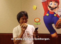 Shigeru Miyamoto Highlights the Pleasure of Eating a Burger While Playing Super Mario Run
