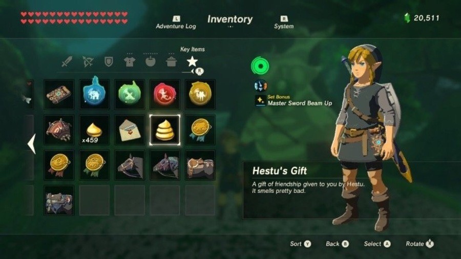 Here's What You Get For Collecting All 900 Korok Seeds In Zelda: Breath ...