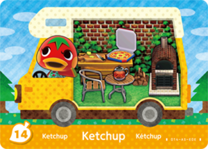 Ketchup amiibo card
