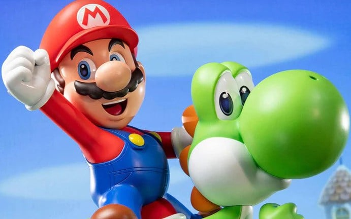 Mario & Yoshi Statue Returns for Mario’s 40th Anniversary: First 4 Figures Launches Exclusive Pre-Orders