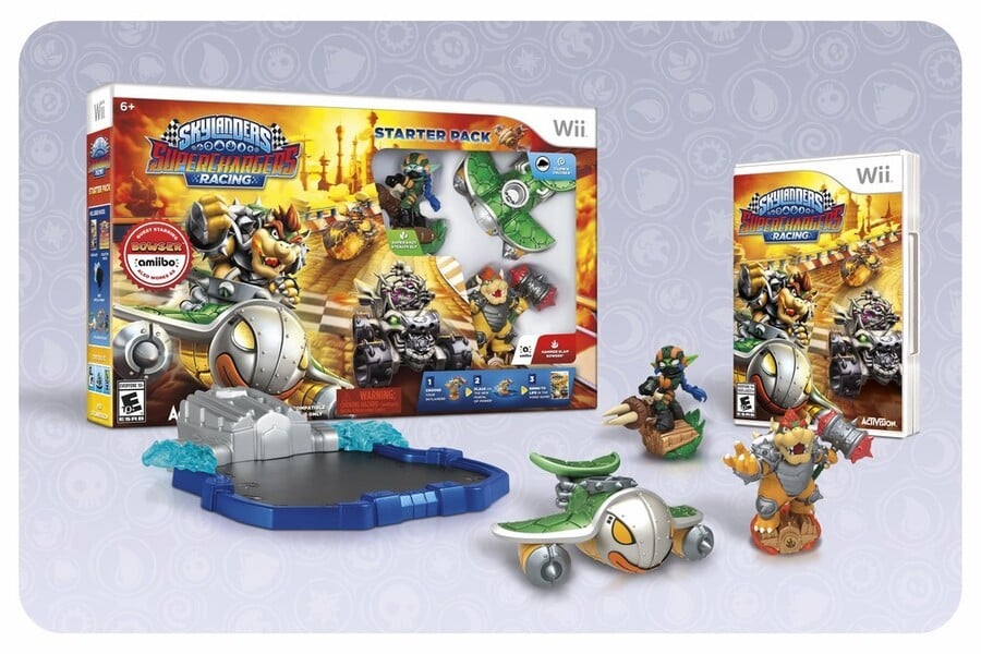 Wii Skylanders Super Chargers Starter Pack Contents (Copy)