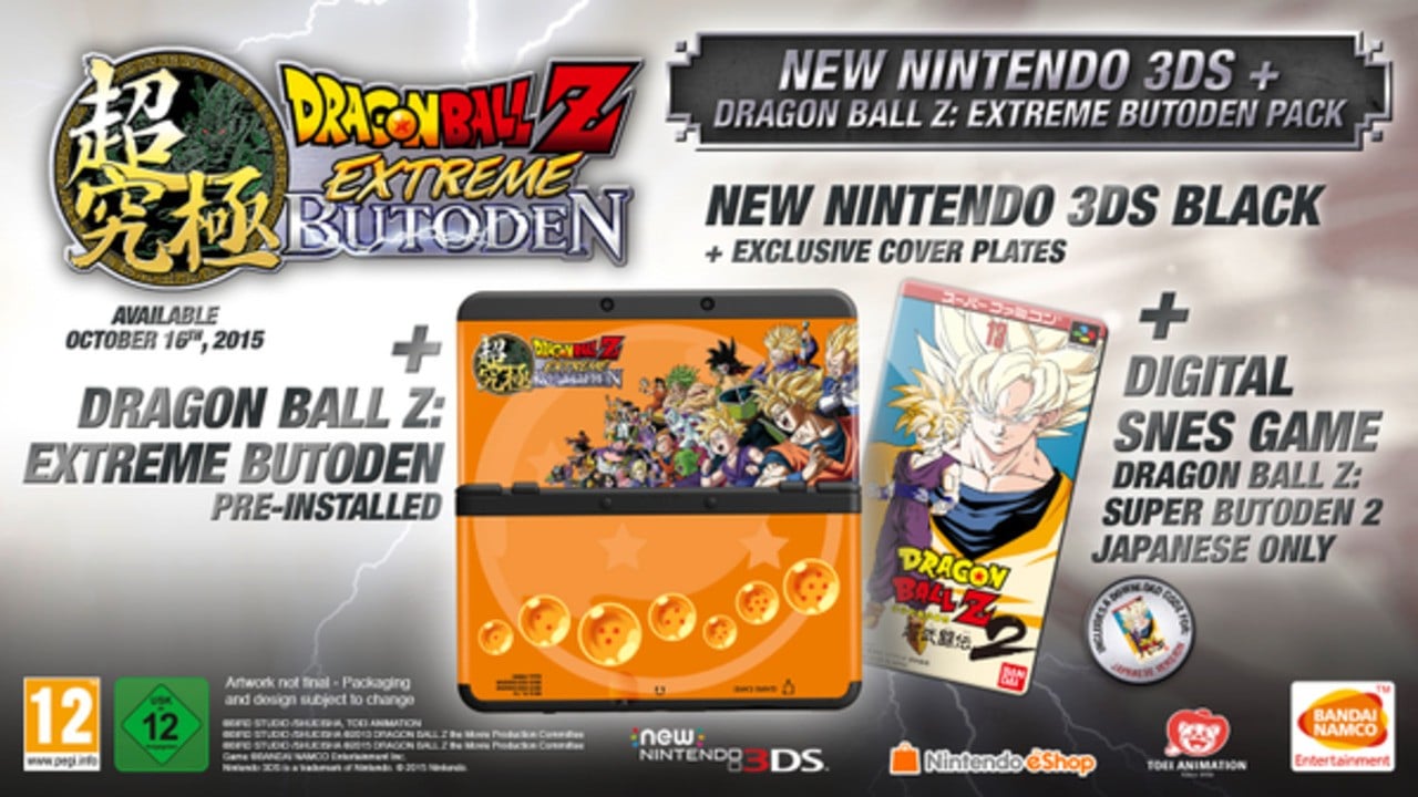 Bandai Namco Confirms European New 3ds Bundle And Pre Order Bonuses For Dragon Ball Z Extreme Butoden Nintendo Life