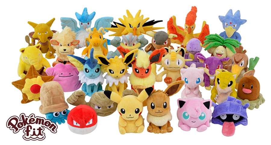 pokemon stuffed animal set