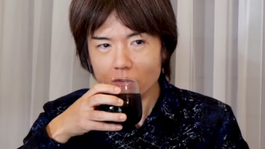 Random: el director de Smash Bros.  Masahiro Sakurai realmente ama Coca-Cola Zero