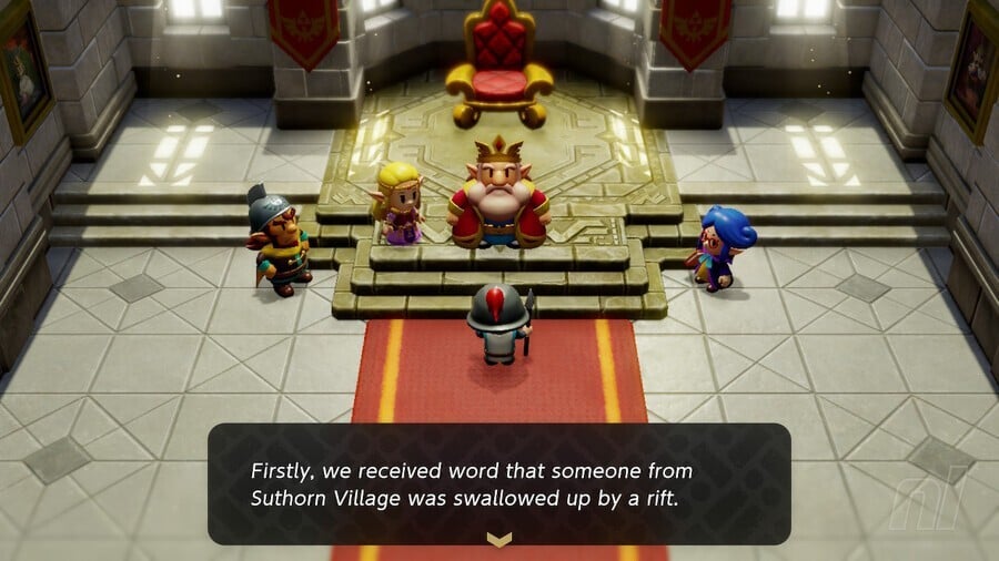 Echoes of Wisdom Hyrule Castle Throne Room