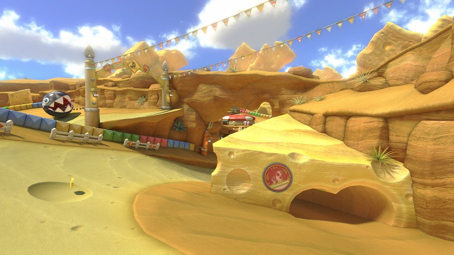 Mario Kart 8's Cheese Land