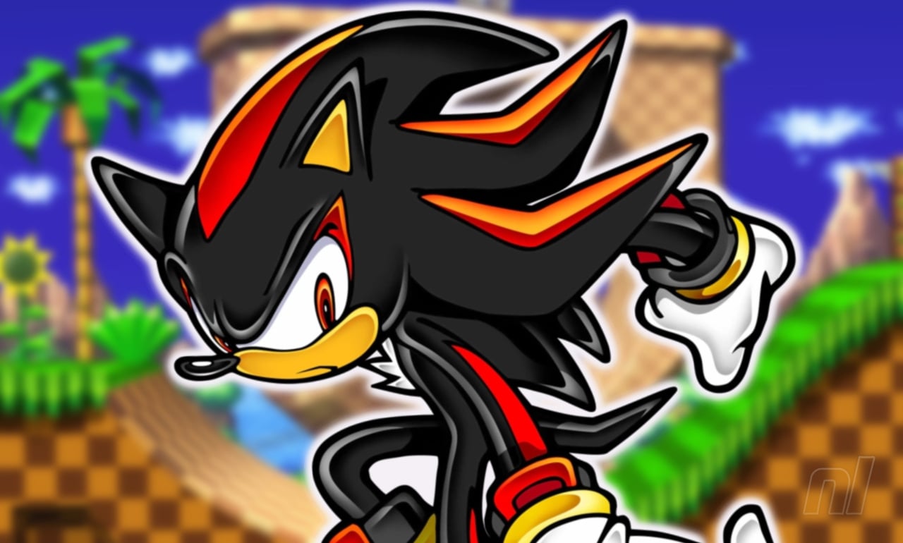 sonic the hedgehog and shadow the hedgehog (sonic) drawn by