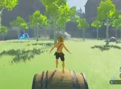Did You Know Link Can Ride On Giant Barrels In Zelda: Breath Of The Wild?