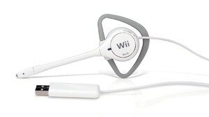 The Headbanger Wii Headset in all its white glory