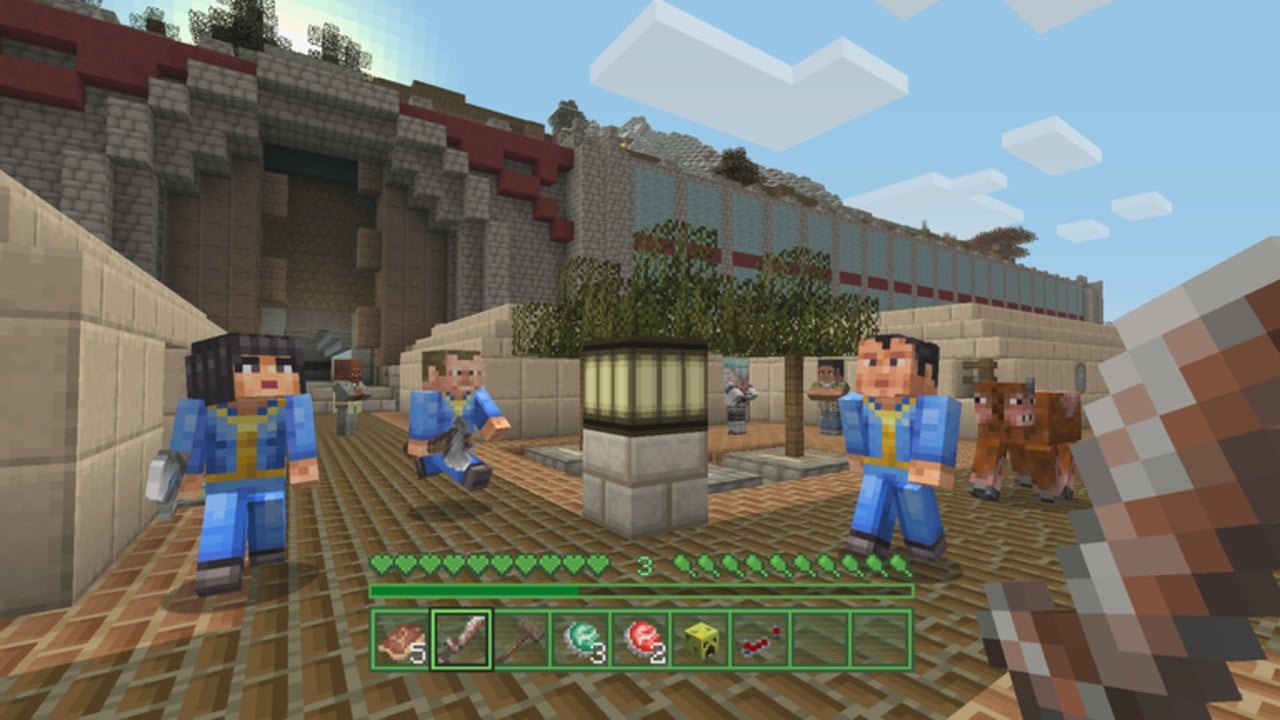 Minecraft に Fallout DLC が追加され、Wii U にも登場