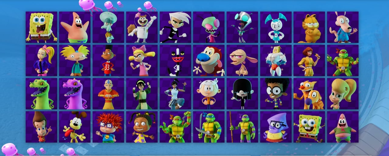 Nickelodeon Kart Racers 3 Characters