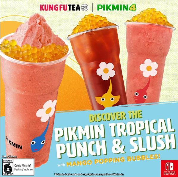 Kung Fu Tea x Pikmin 4