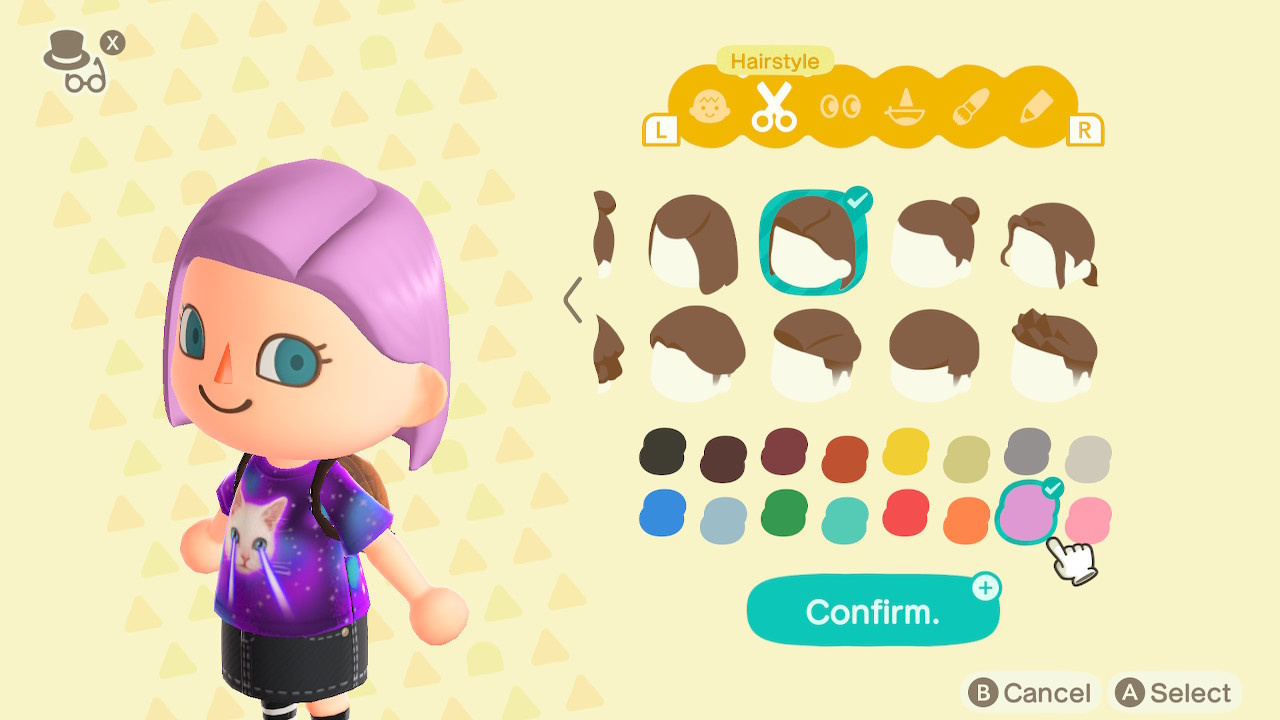 Animal Crossing: New Horizons Hairstyle And Hair Colour ...