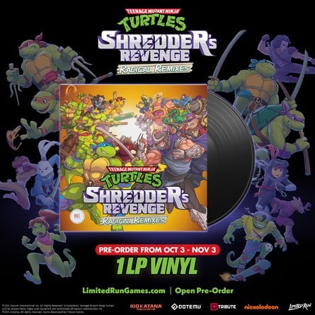 Teenage Mutant Ninja Turtles: Shredder's Revenge LP Vinyl