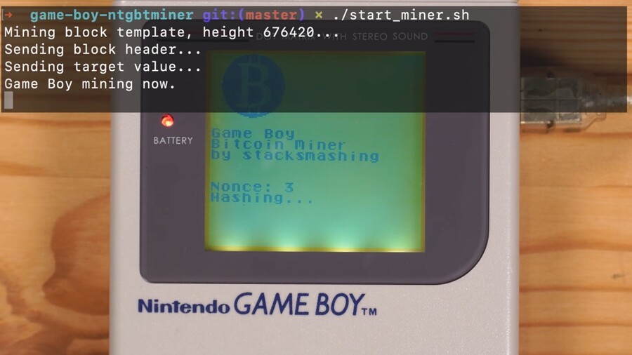 Game Boy Bitcoin