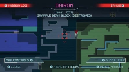 Metroid Dread Dairon Map 5