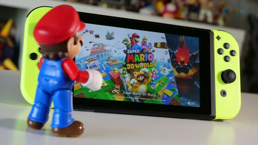 Mario looks over his domain