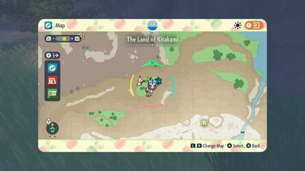 All Wild Tera Pokémon Locations > The Teal Mask DLC - Kitakami Region > Oni Mountain Wild Tera Pokémon > Wild Tera Hakamo-o - 2 of 2