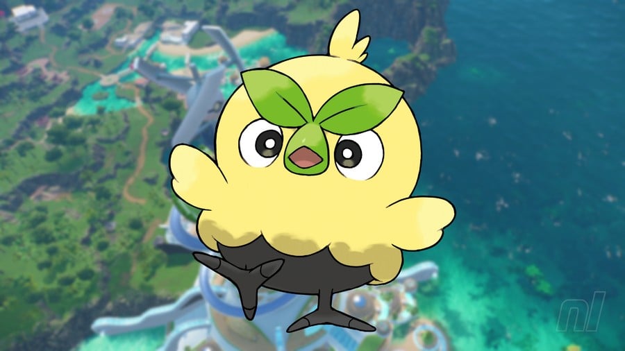What's the correct name for the Winds & Waves Grass Type starter, first revealed in the February Pokémon Presents?