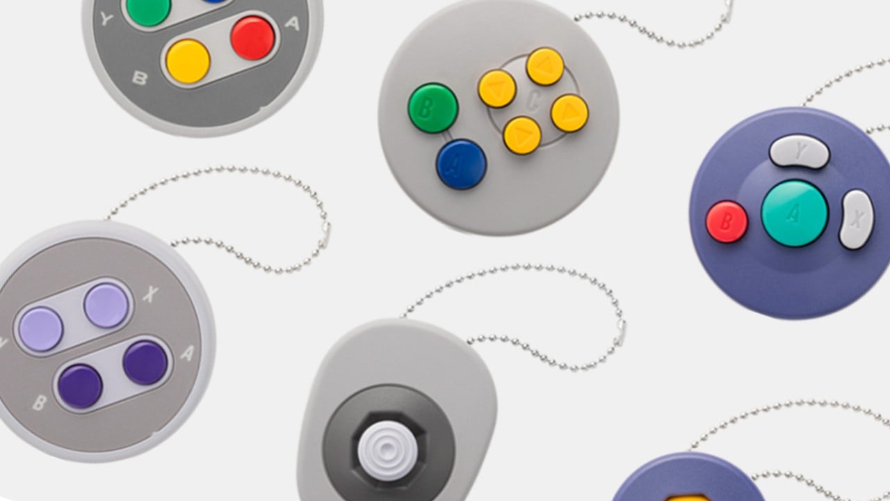 Nintendo用SNE，N64和GameCube KeyChains在日本擴展“控制器按鈕集合”