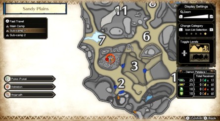 Sandy Plains Sub-Camp 1 Map