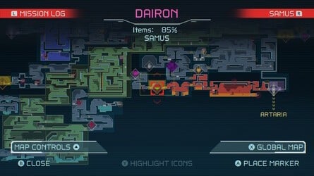 Metroid Dread Dairon Map 3