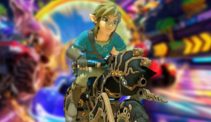 Is That The Zelda Triforce In Sonic Racing's Artwork? No, Probably Not