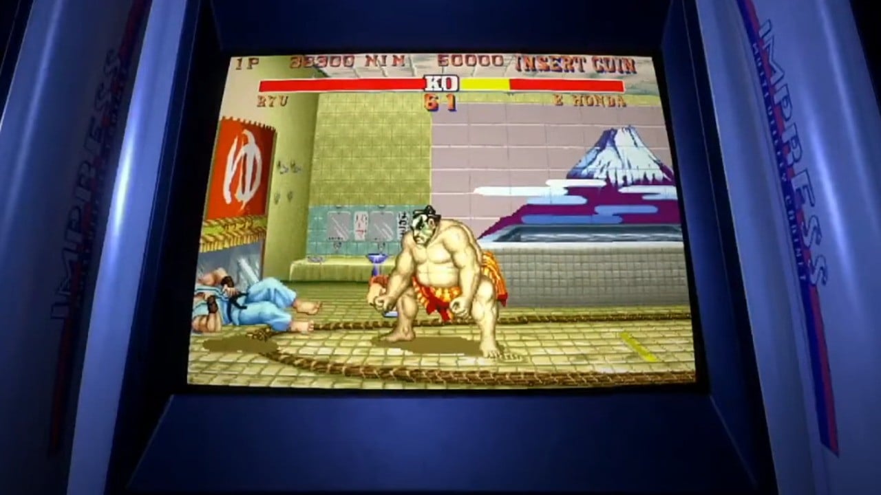 The controversial Rising Sun design has been removed from the relaunch of Street Fighter II