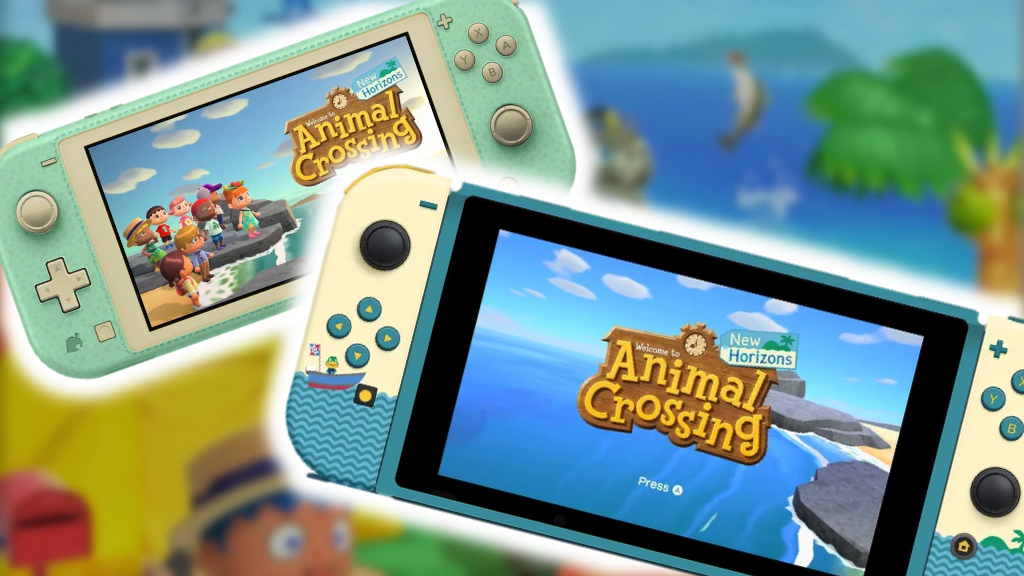 animal crossing switch console very