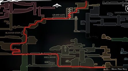 Courier's Rasher Map Route 1