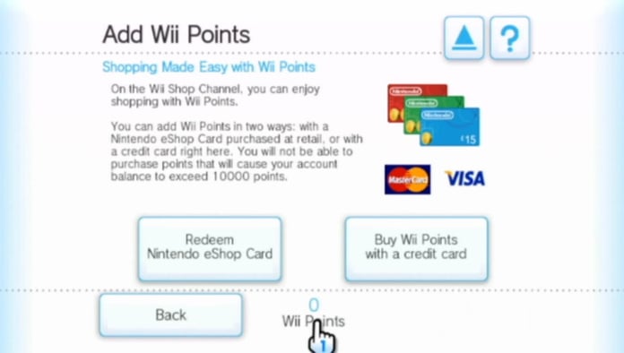 buy wii points