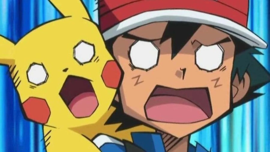 Pokémon Ash Shocked